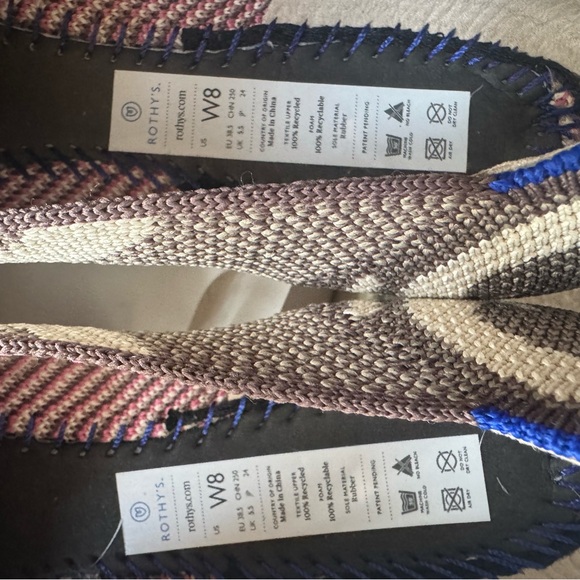 NIB Rothy's The Point Moroccan Rose Pink and Taupe Flats RETIRED - Picture 6 of 9